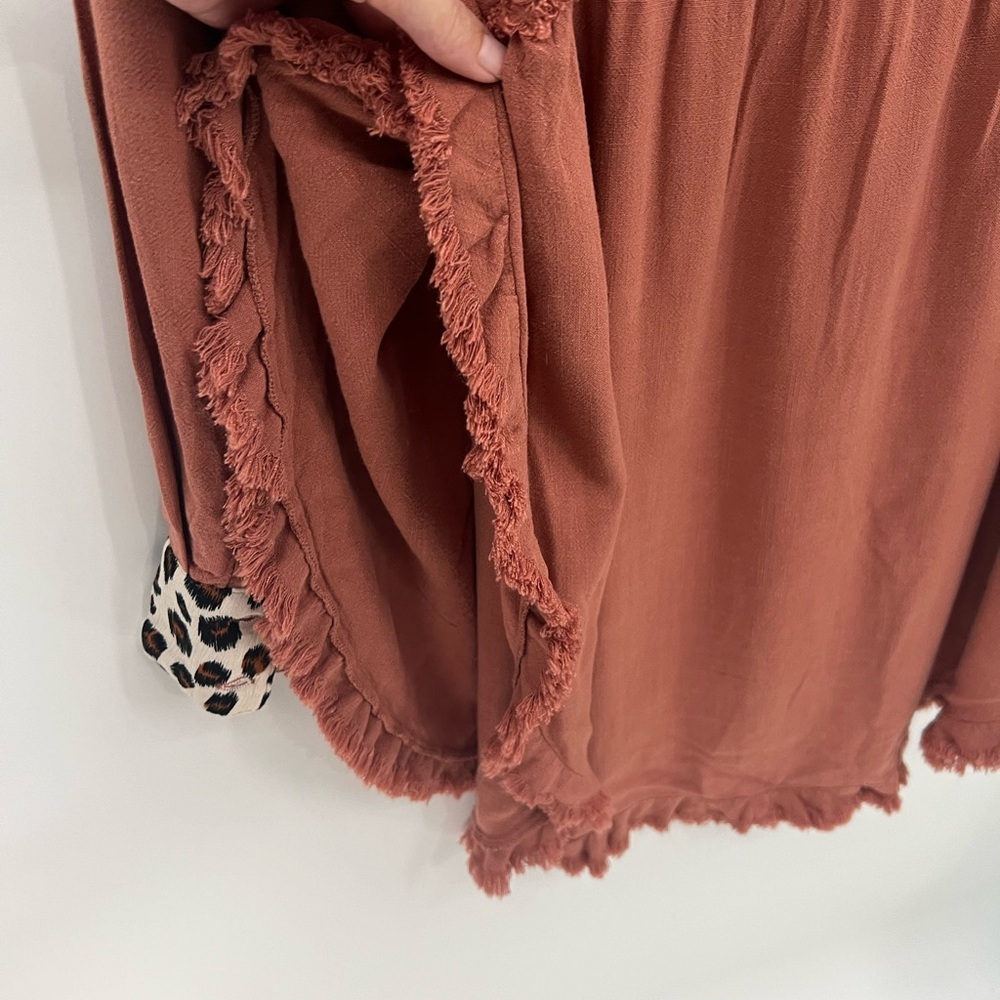 Umgee leopard print trim tunic dress - Picture 10 of 15